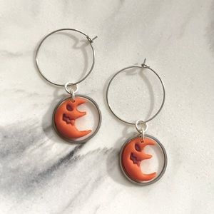 Halloween polymer clay earrings
